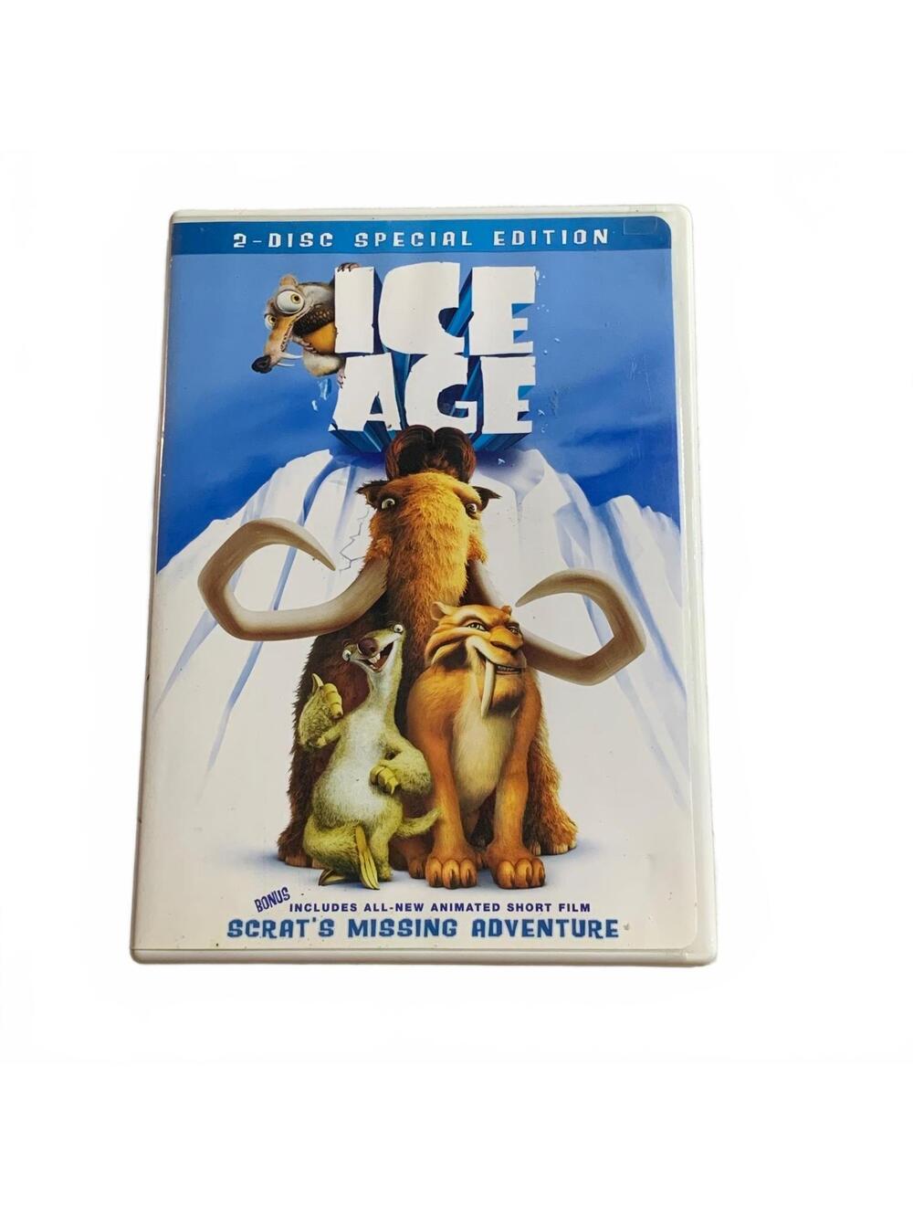 Ice Age DVD 2-Disc Special Edition Full Screen Widescreen Bonus Disc PG